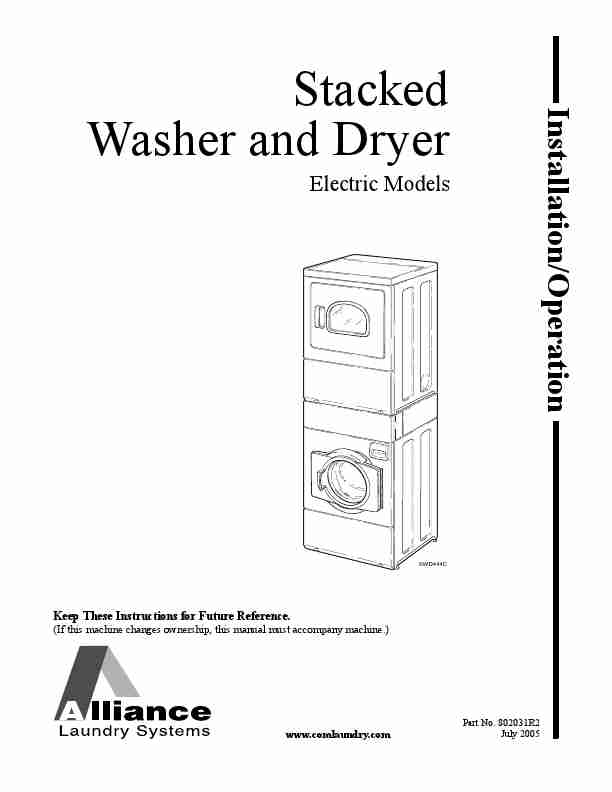 Alliance Laundry Systems WasherDryer SWD444C-page_pdf